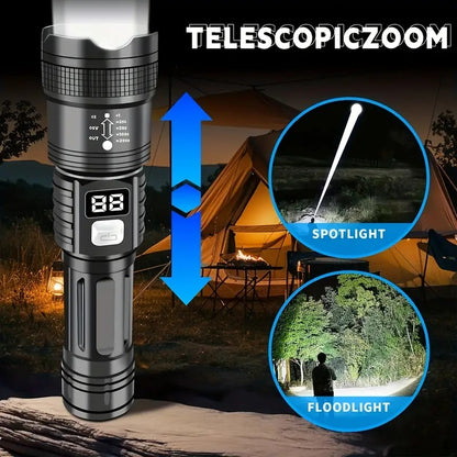 🔦 Linterna Táctica Recargable 💡 LumenX Pro 🔋
